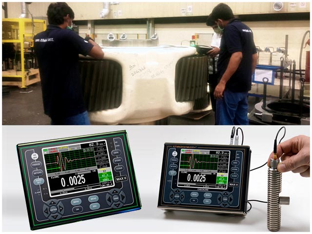 ZF Wind uses Max II Bolt Tension Monitor to cross verify the Joint efficiency of bolts used in assembly of the Wind turbine.