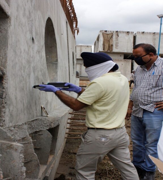 Concrete Test Hammer Application