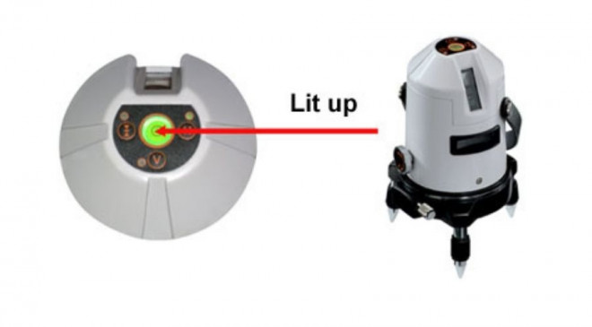 
Additional aid for initial leveling alignment