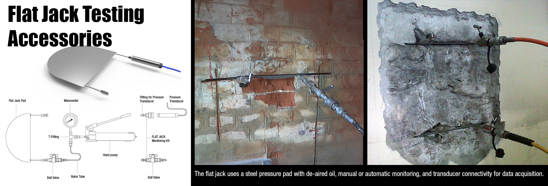 Flat Jack Testing Accessories