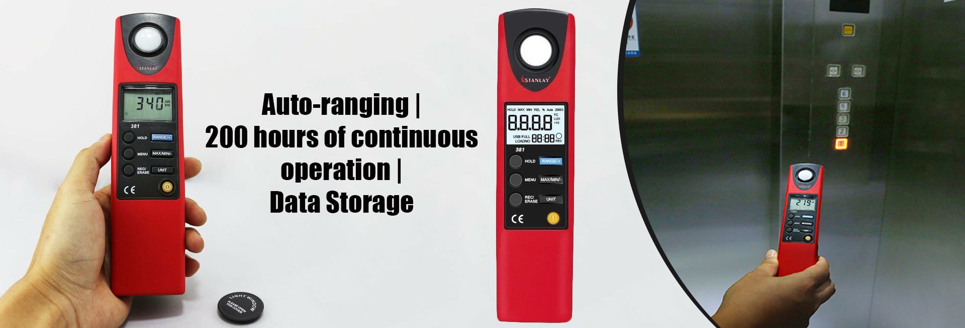 Digital LUX meter 381