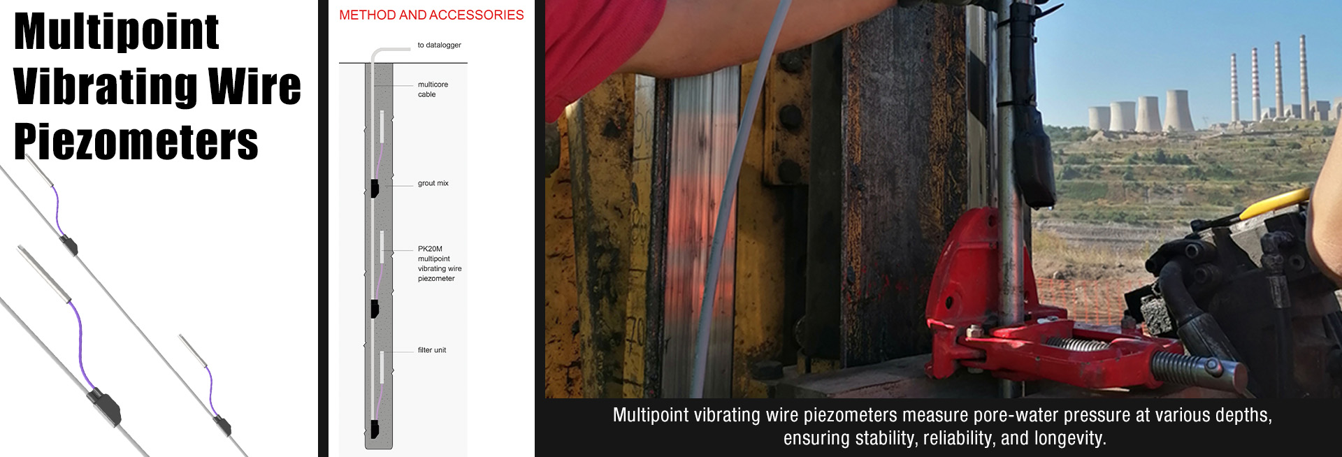 Multipoint Vibrating Wire Piezometer