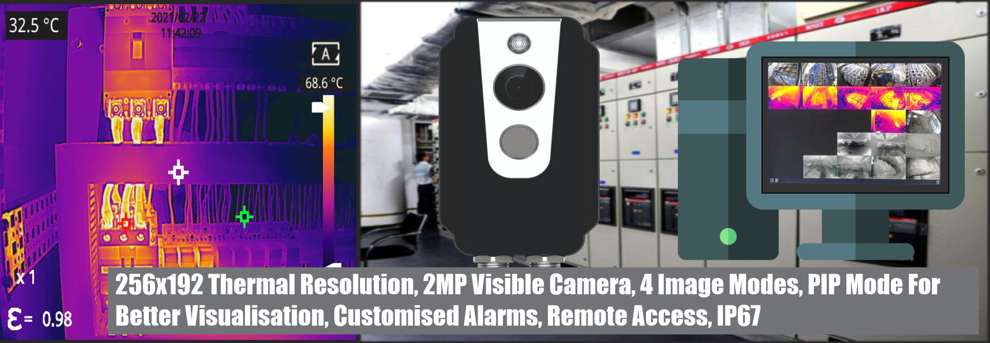 STP1 Compact Thermal Image + Visible Light Camera