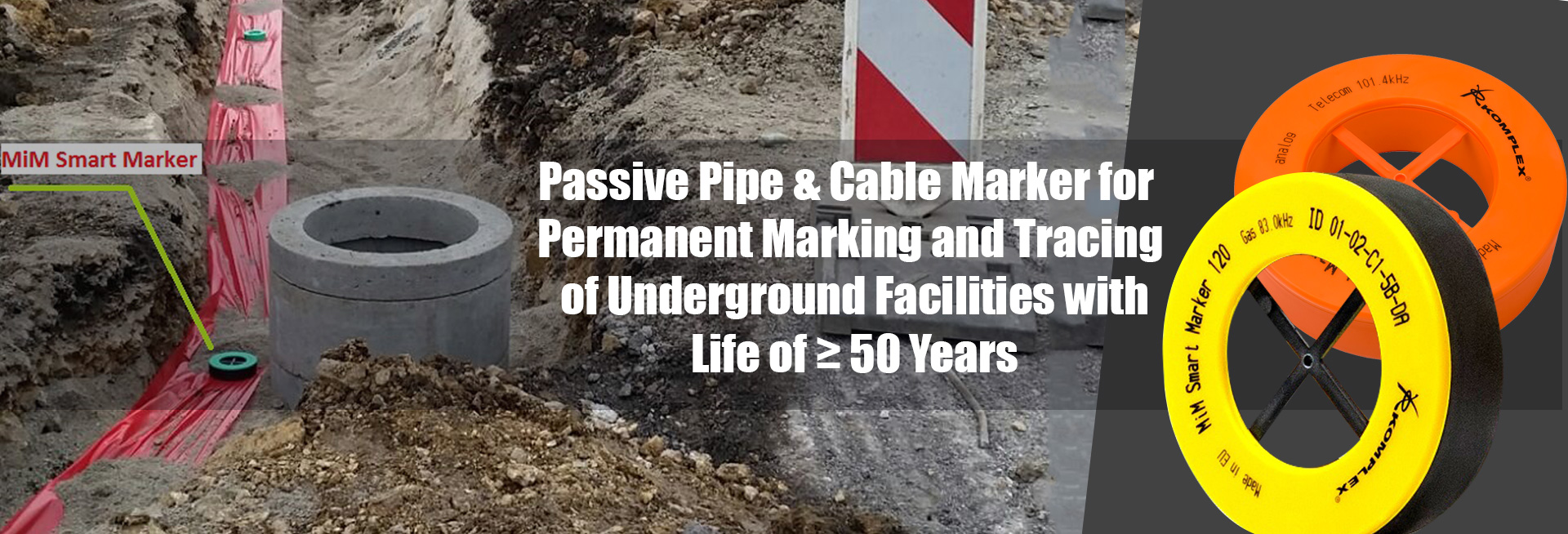 MiM 120 Electronic Pipe and Cable Marker