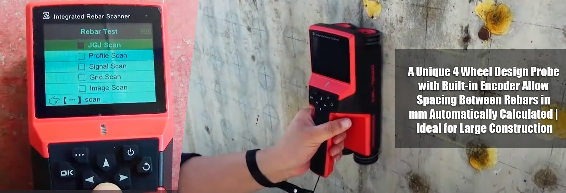 Buy R660 Rebar Detector, Concrete Rebar Locator India