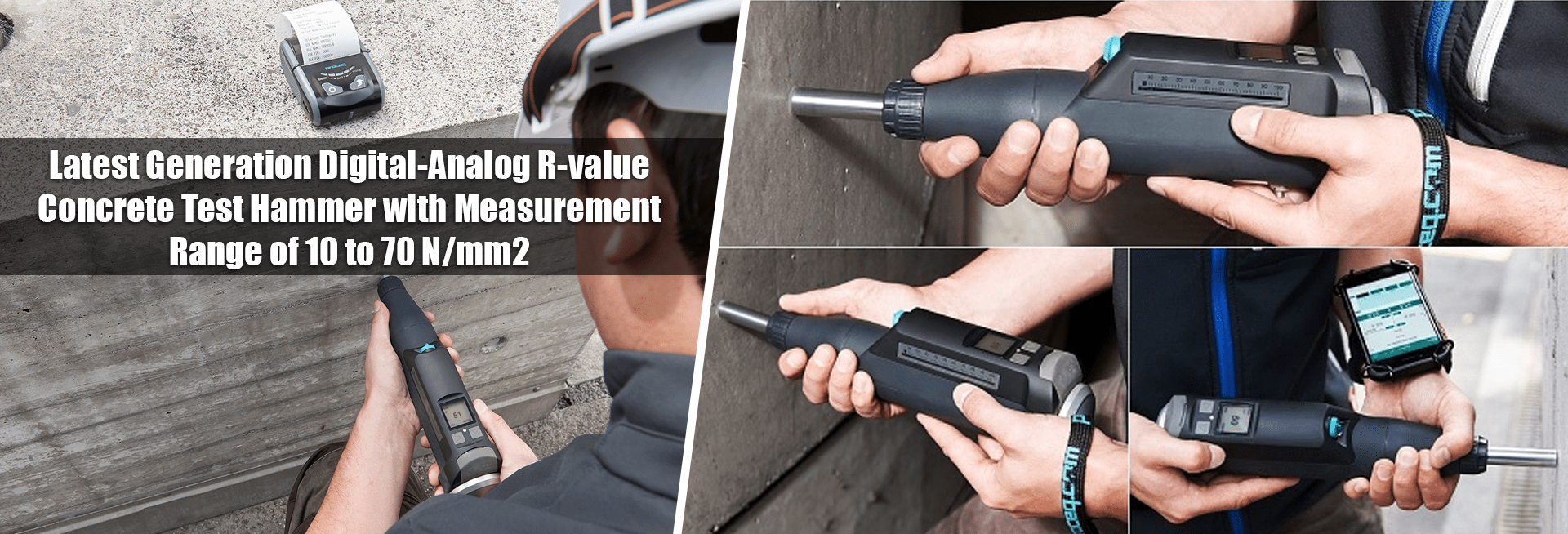 Original Schmidt Live, Concrete Strength Test Hammer