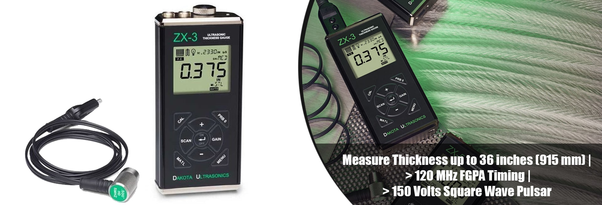 ZX-3 Ultrasonic Thickness Gauge, Wall Thickness Gauge