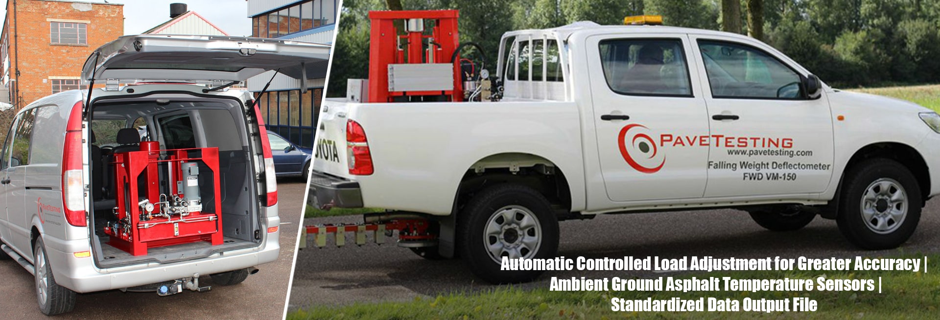 Vehicle Mounted Falling Weight Deflectometer