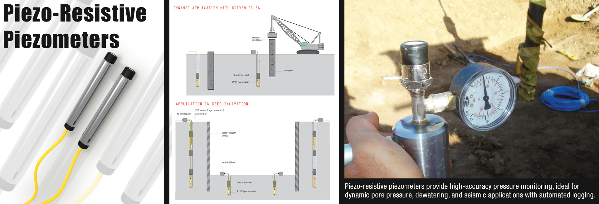 Piezo-Resistive Piezometers 