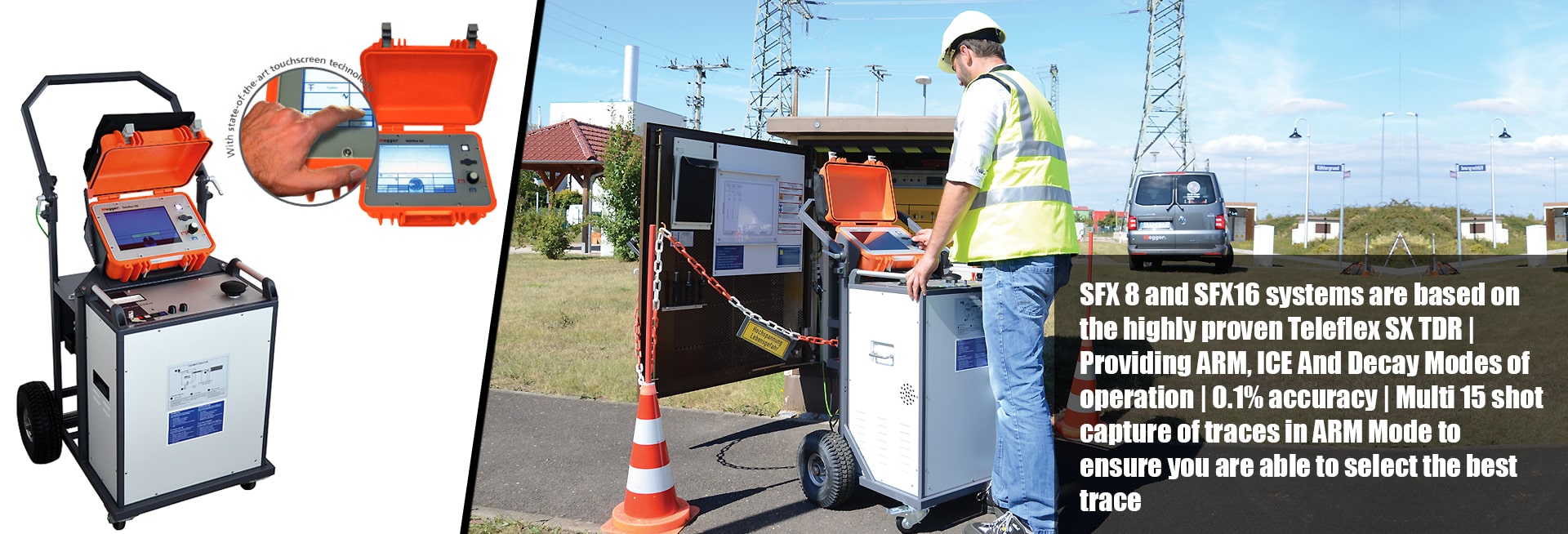 SFX 8-1000 Cable Fault Locating System