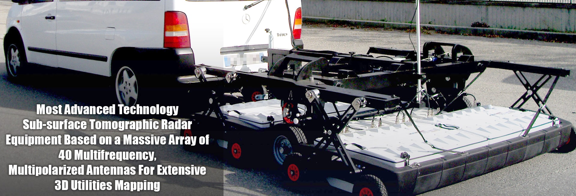 STREAM-EM Vehicle based dual polarised GPR for city wide mapping