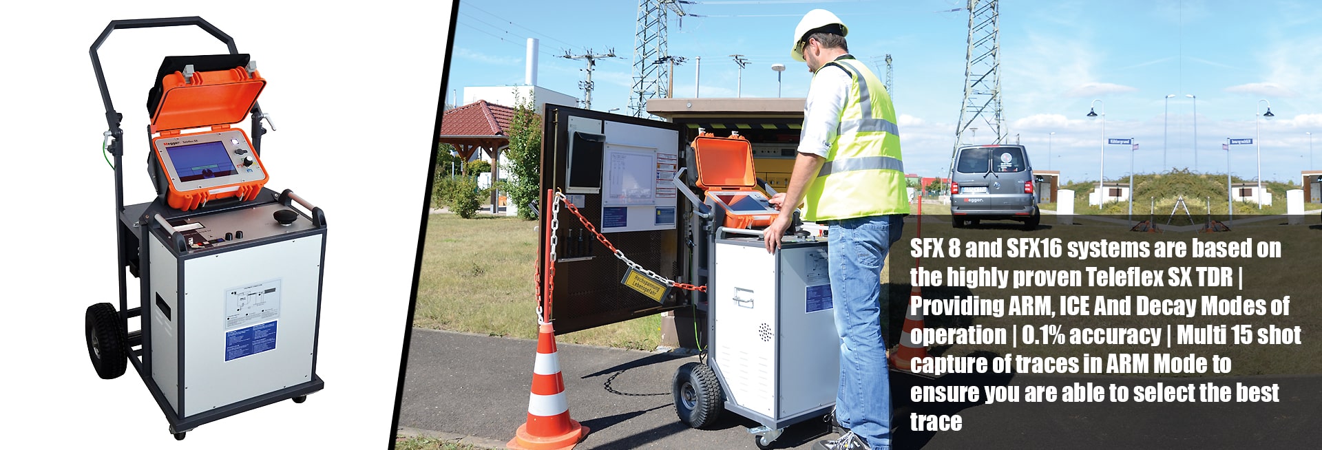 SFX16 2000J Cable Test & Fault Location System