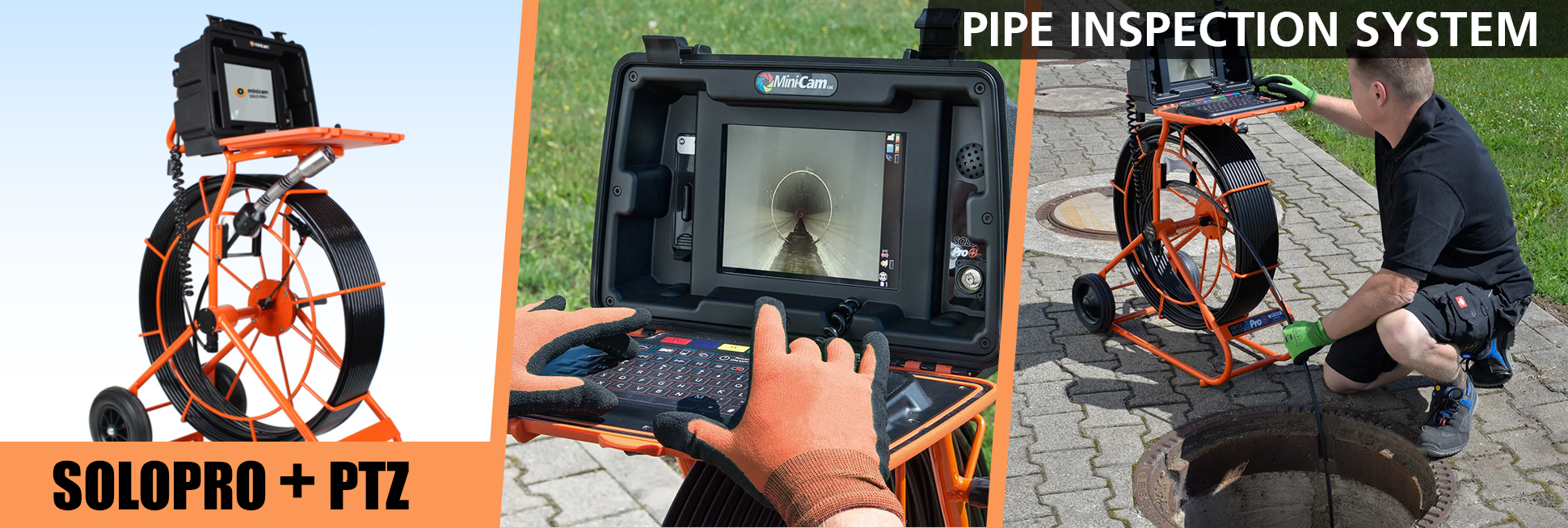 SOLOPRO+ PTZ Pipe Inspection Camera 