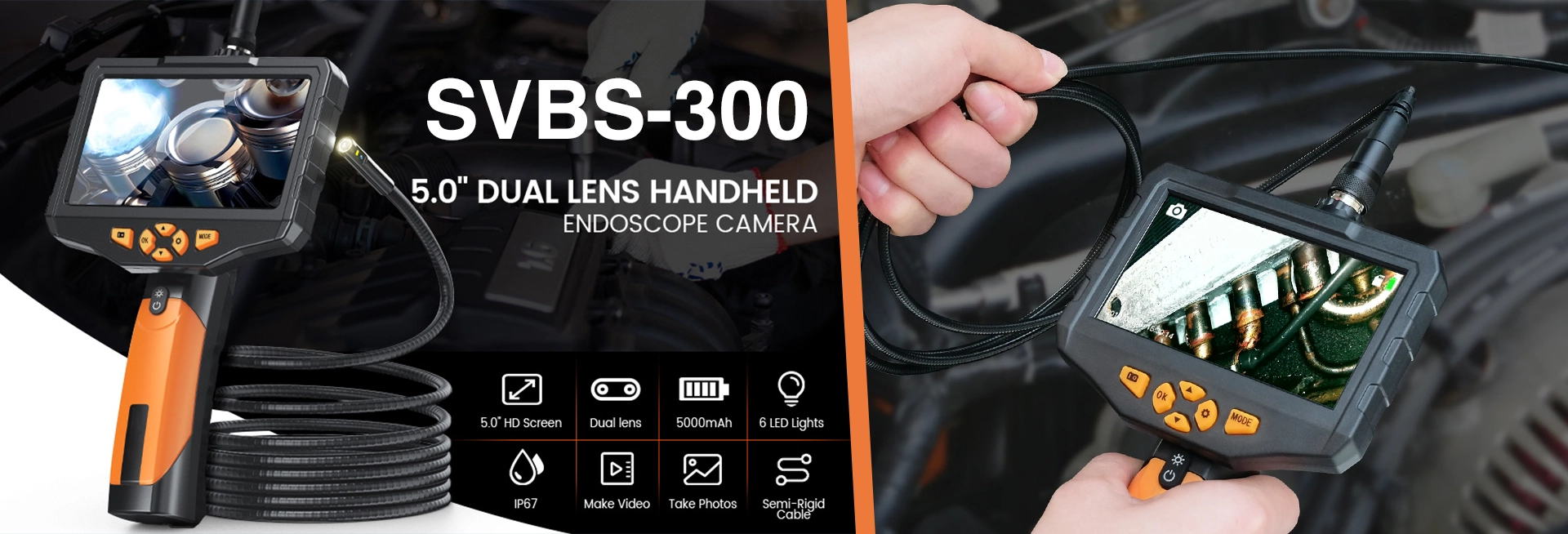 STAN ONE SVBS300 Video Borescope Inspection Camera 