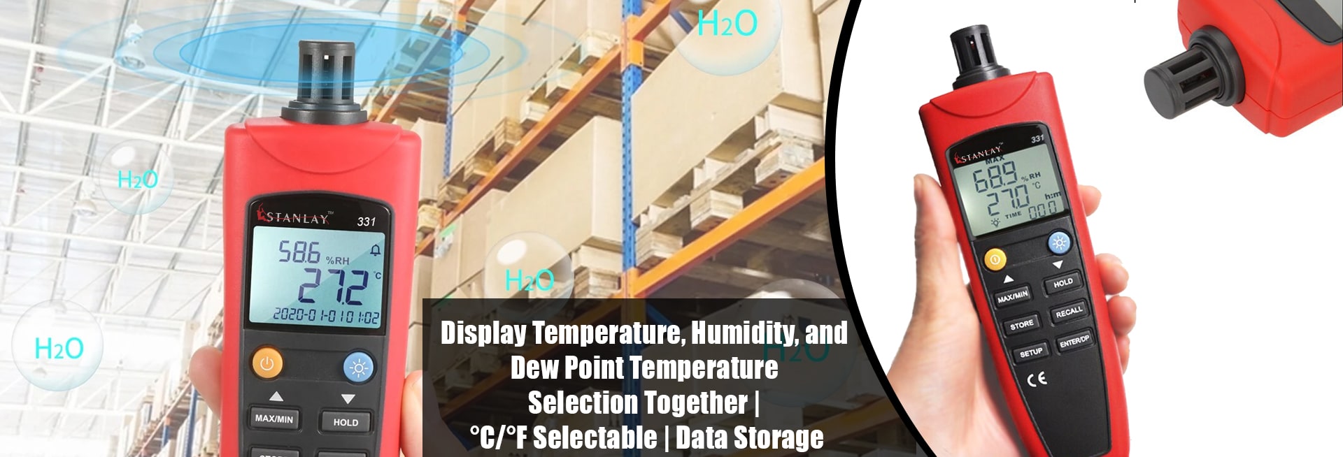 331 Temperature Humidity Meter