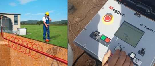 EZ-THUMP compact cable fault locator