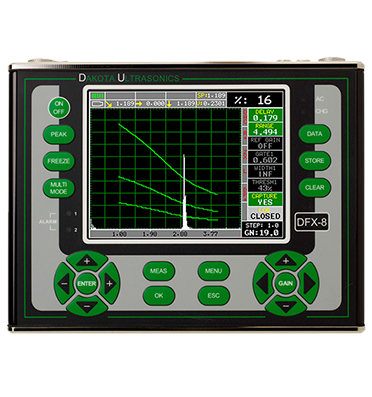 FX80-DL Ultrasonic Flaw Detector & Thickness Gauge 