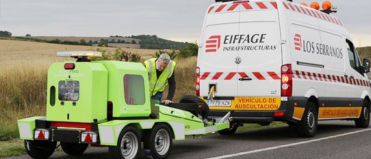 Trailer Mounted Falling Weight Deflectometer