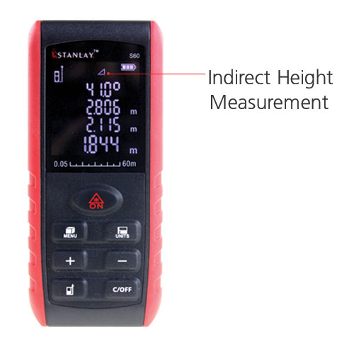  S60 Laser Distance Meter-Indiect Height Measurement