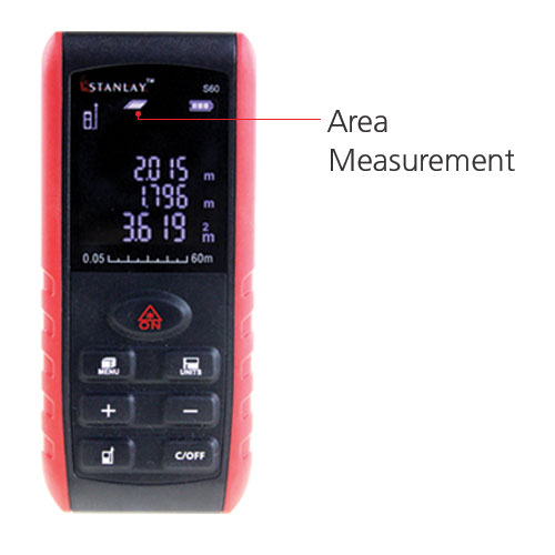  S60 Laser Distance Meter-Area Measurement